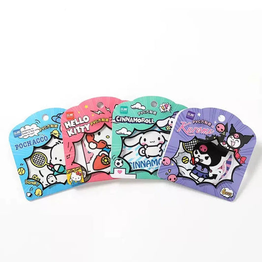 Sanrio Comics Style Hello Kitty Kuromi Pochacco Cinnamoroll Big PVC Stickers