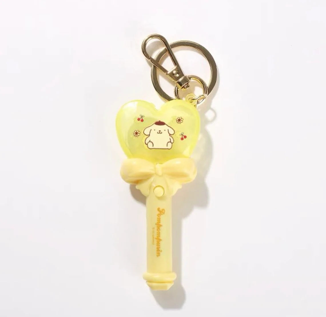 Sanrio Light Magic Wand Stick Hello Kitty Melody Kuromi Cinnamoroll Little Twin Stars Pompompurin Keychain KawaiiGiftLand