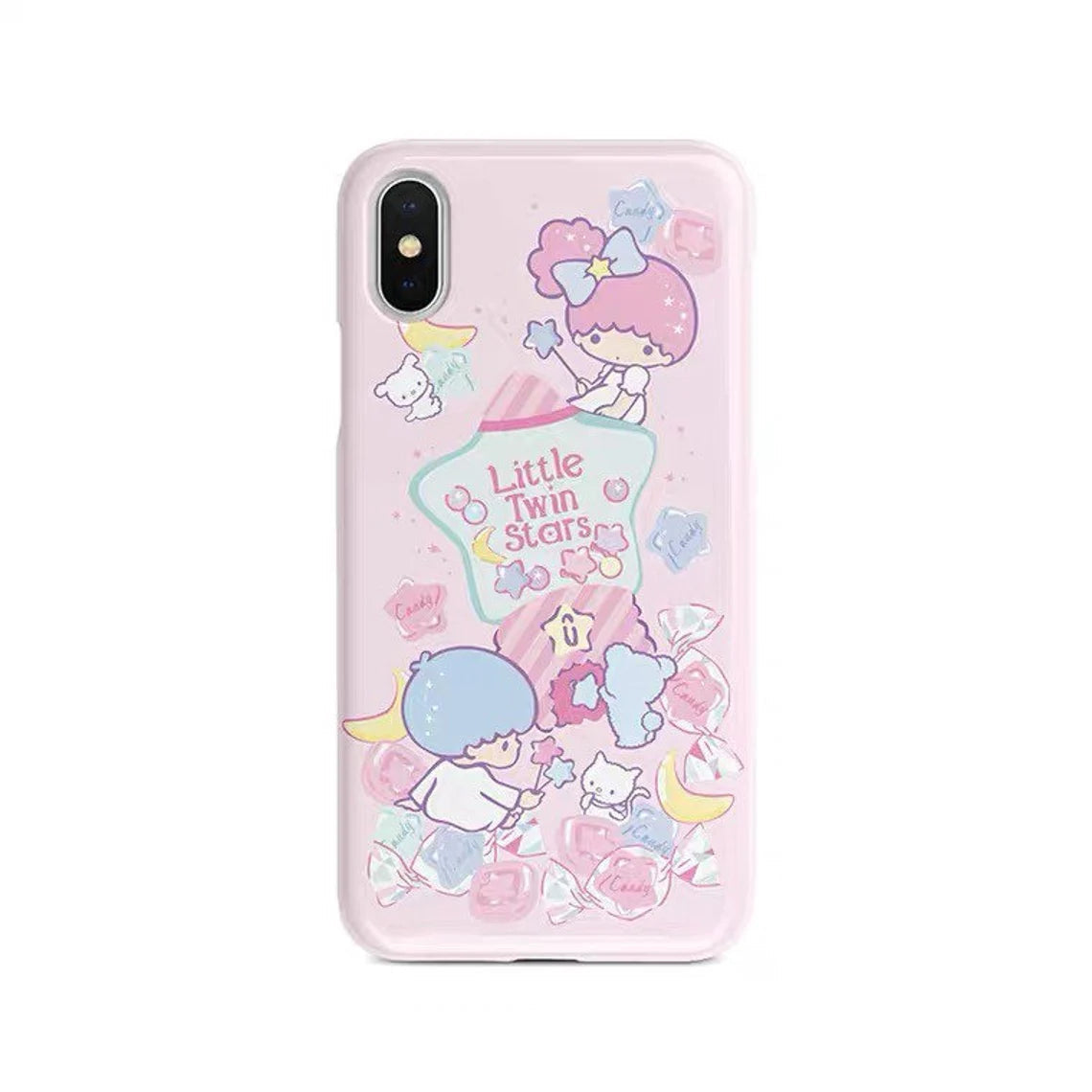 Japanese Cartoon Little Twin Stars with Candy Machine iPhone Case PLUS XS XR X 11 12 13 14 15 Pro Promax KawaiiGiftLand