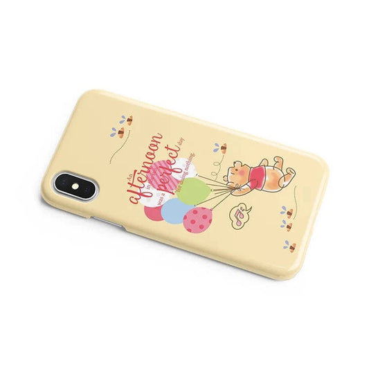 Cute Honey Bear Winnie with Balloons Afternoon Prefect iPhone Case PLUS XS XR X 11 12 13 14 15 Pro Promax KawaiiGiftLand