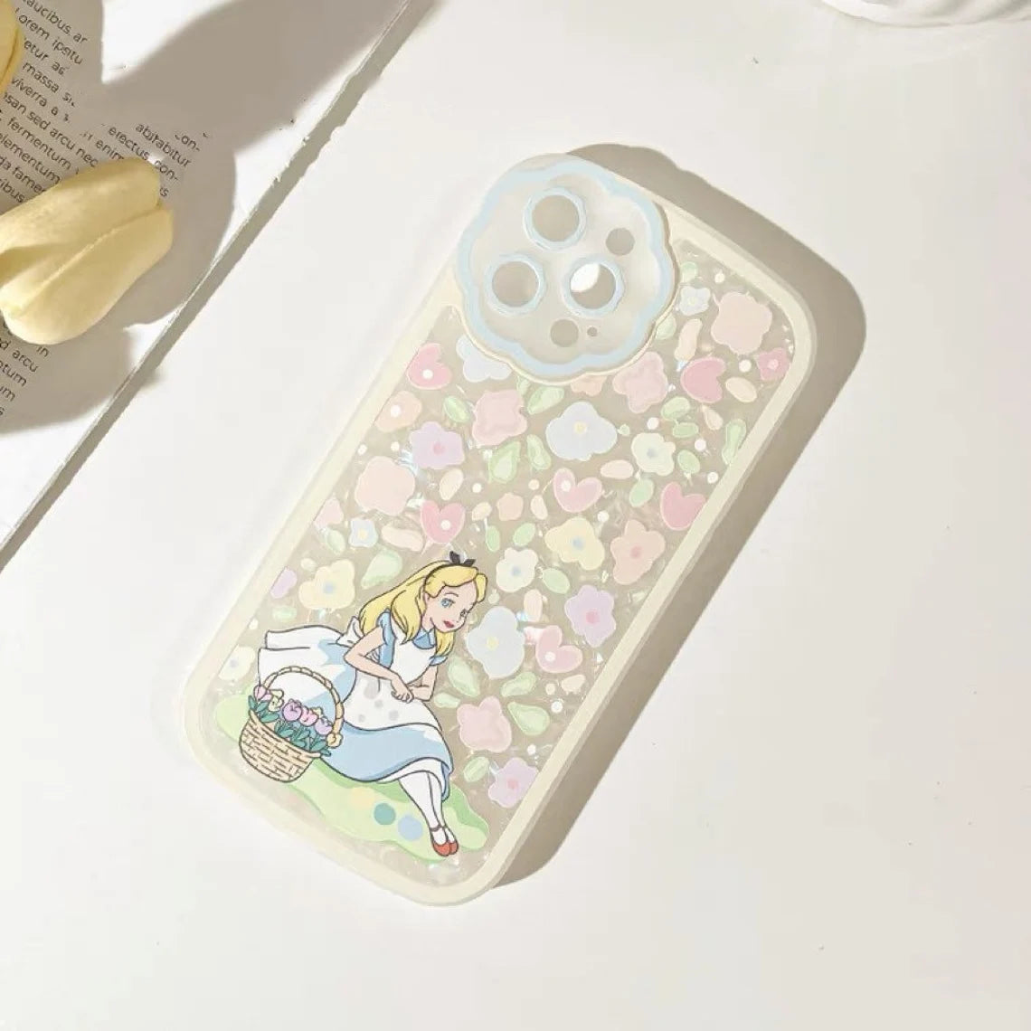 Alice with Flower Princess iPhone Case XS XR X 11 12 13 Pro Promax KawaiiGiftLand