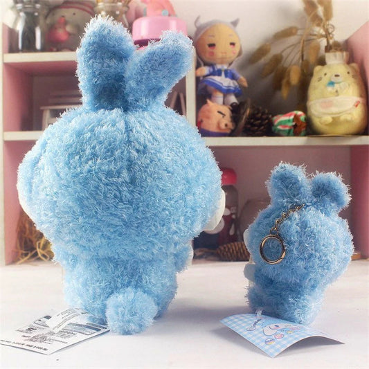 Sanrio Easter Rabbit Cinnamoroll Blue Plush Doll & Mini Plush Doll Keychain KawaiiGiftLand