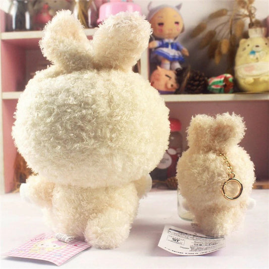 Sanrio Easter Rabbit Hello Kitty Yellow Plush Doll & Mini Plush Doll Keychain KawaiiGiftLand