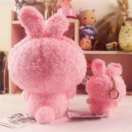 Sanrio Easter Rabbit My Melody Pink Plush Doll & Mini Plush Doll Keychain KawaiiGiftLand