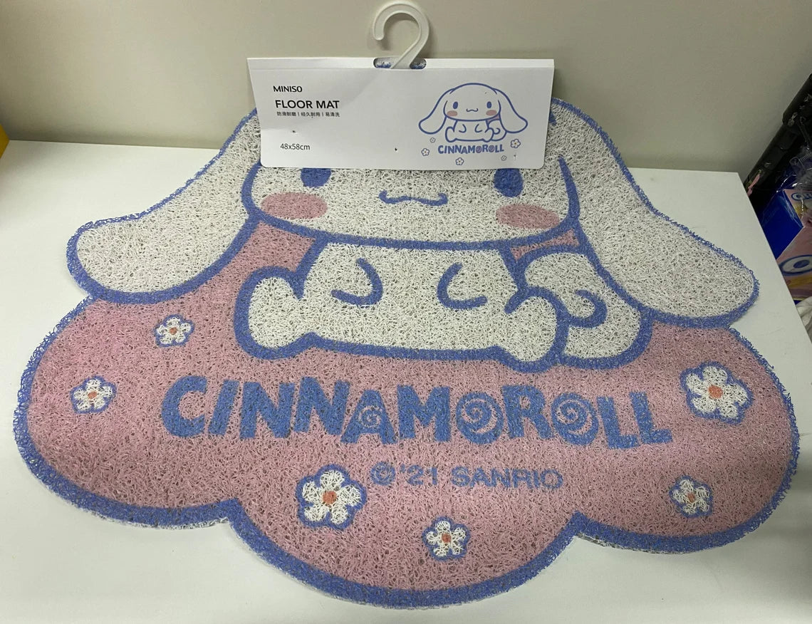 Sanrio Cinnamoroll Cut Floor Mat KawaiiGiftLand