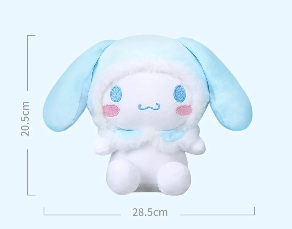 Sanrio Cinnamoroll with Blue Hood Plush Doll KawaiiGiftLand