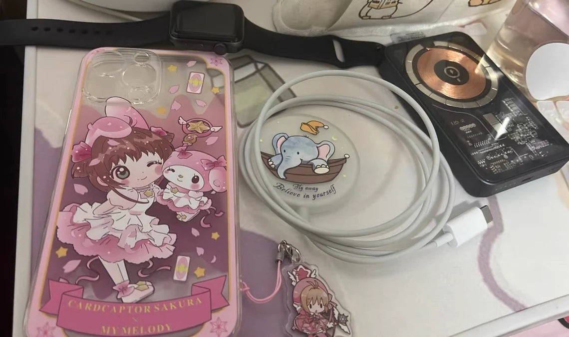Colour CardCaptorSakura with MM KU CN PN iPhone Case 6 7 8 PLUS SE2 XS XR X 11 12 13 14 15 16 Pro Promax 12mini 13mini KawaiiGiftLand