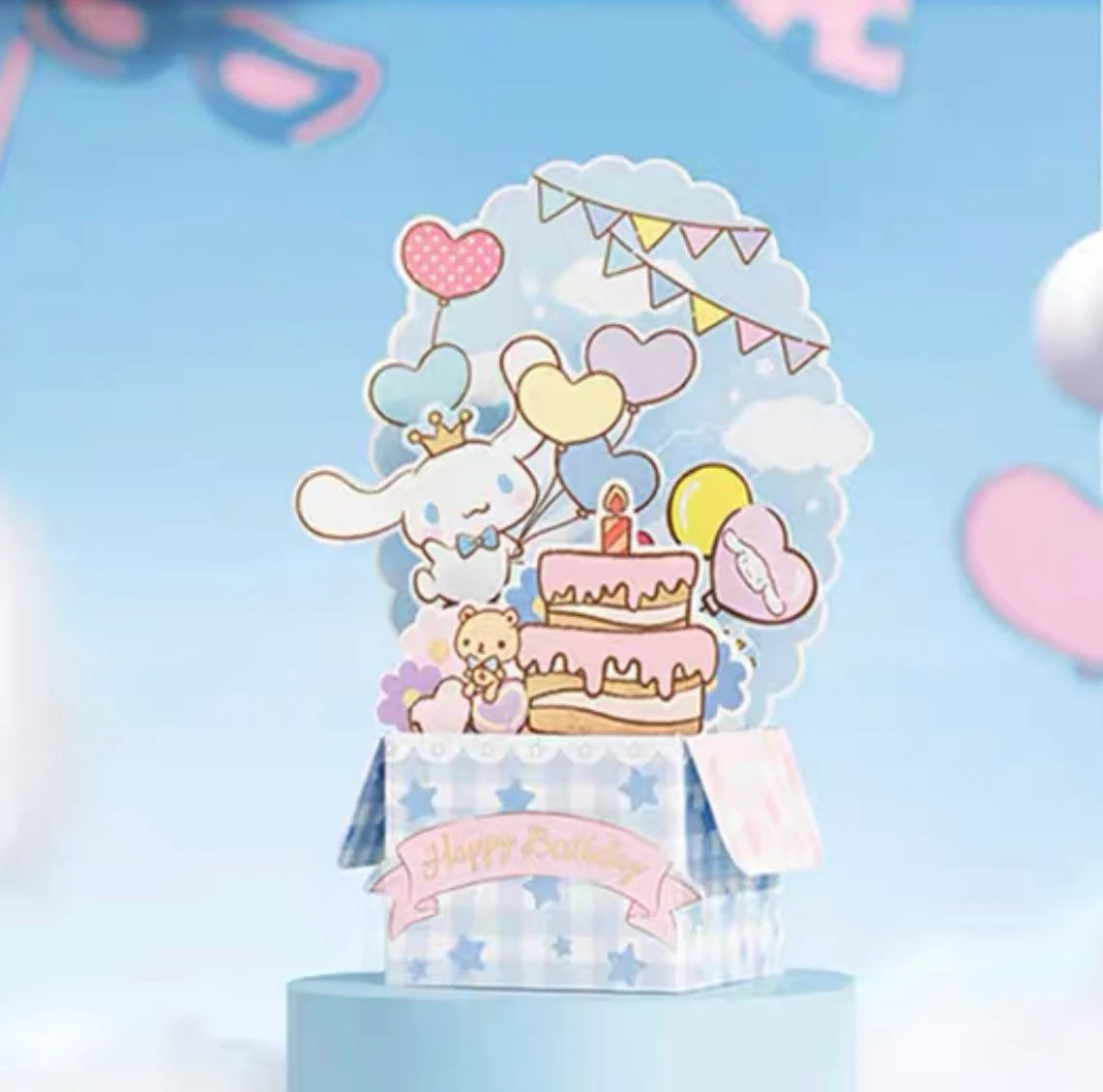 Sanrio 3D Happy Birthday Greetings Card My Melody Kuromi Cinnamoroll Celebrate KawaiiGiftLand
