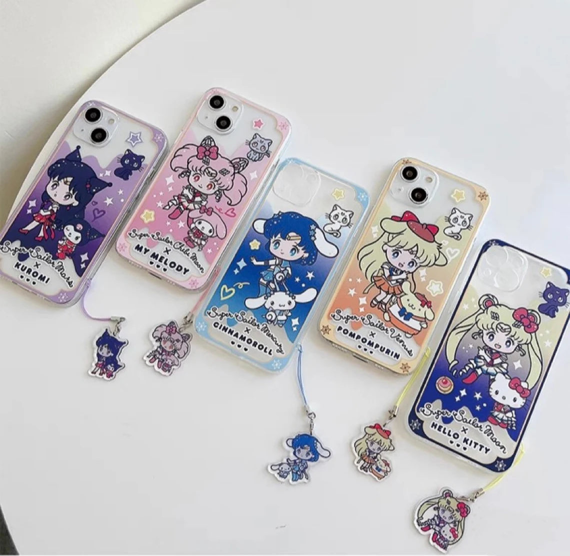 Clean Japanese Cartoon Sailor Moon iPhone Strap KT MM KU CN PN iPhone –  KawaiiGiftLand