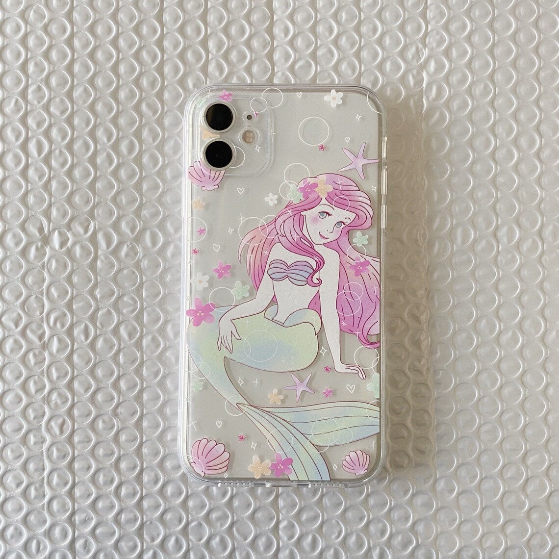 Mermaid Girl Ariel Princess iPhone Case 6 7 8 PLUS SE2 XS XR X 11 12 13 14 15 16 Pro Promax 12mini 13mini KawaiiGiftLand