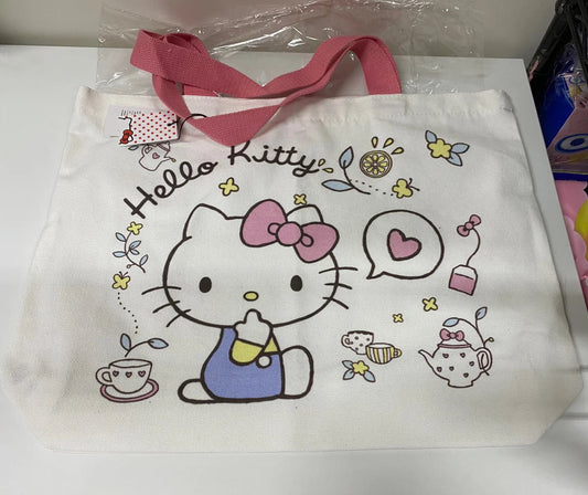 Sanrio Hello Kitty Tote Bag with Zipper KawaiiGiftLand