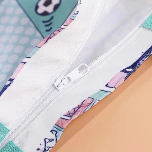 Sanrio Kuromi Comics Style Tote Bag with Zipper KawaiiGiftLand