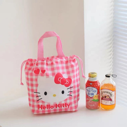 Little Lunch Bag Hello Kitty My Melody Kuromi Cinnamoroll Pompompurin KeroKeroKeroppi Pochacco Little Twin Stars Bad Badtz Maru KawaiiGiftLand