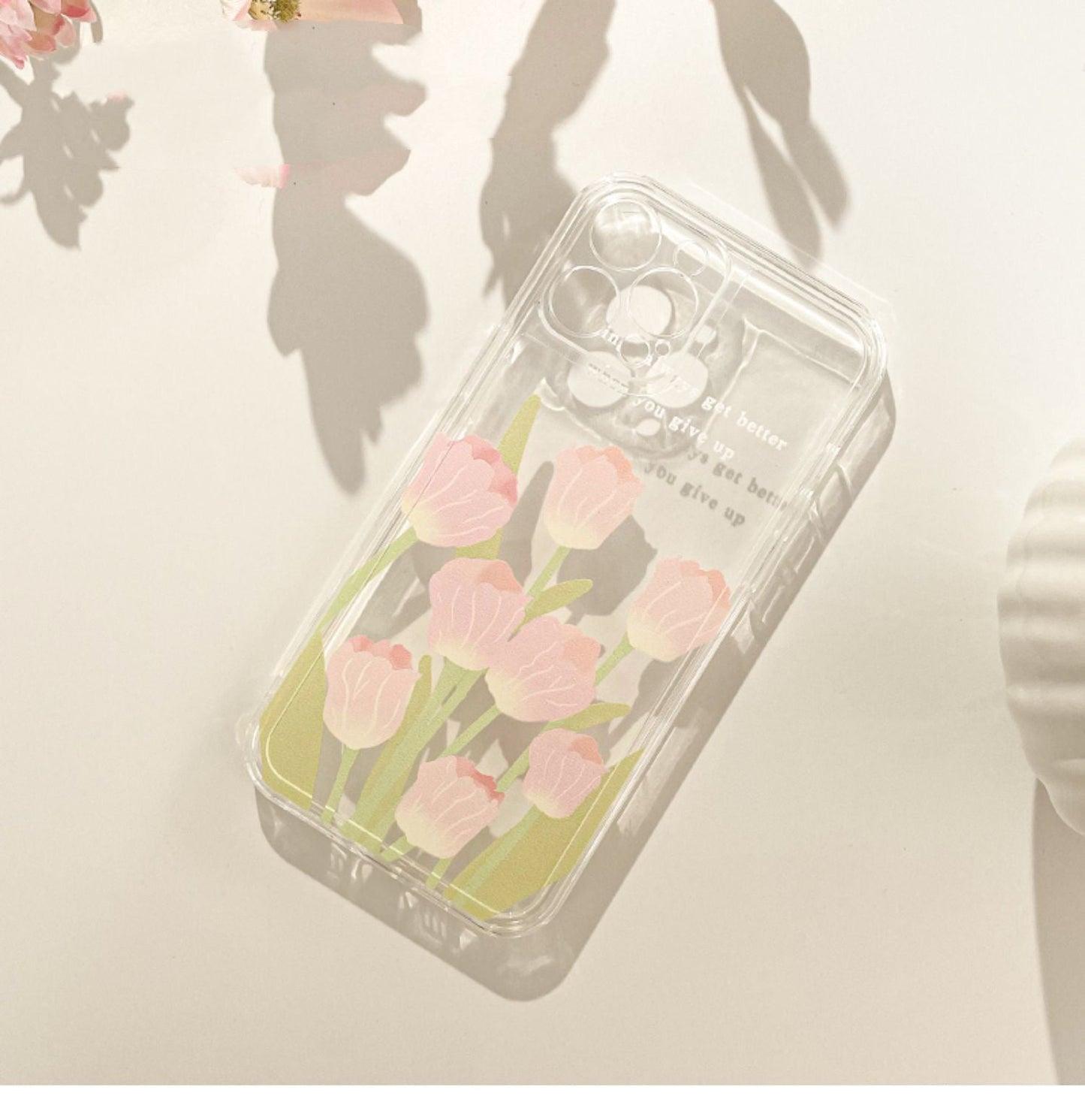 Tulip Flower Garden Lady iPhone Case 6 7 8 PLUS SE2 XS XR X 11 12 13 14 15 Pro Promax 12mini 13mini KawaiiGiftLand