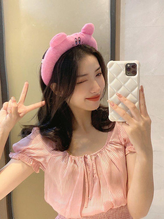 Starkabi Kirby Poyo Headband and Hair Accessory Outfits KawaiiGiftLand