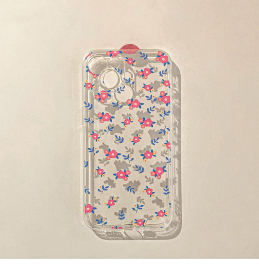 Little Pink Flower Floral Mori iPhone Case 6 7 8 PLUS SE2 XS XR X 11 12 13 14 15 Pro Promax 12mini 13mini KawaiiGiftLand