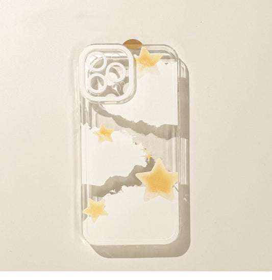 Stars and Clouds iPhone Case 6 7 8 PLUS SE2 XS XR X 11 12 13 14 15 Pro Promax 12mini 13mini KawaiiGiftLand