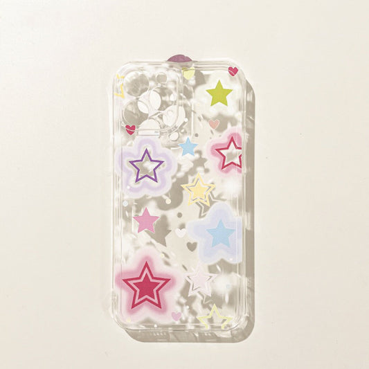 Colourful Stars iPhone Case 6 7 8 PLUS SE2 XS XR X 11 12 13 14 15 Pro Promax 12mini 13mini KawaiiGiftLand