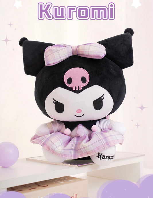 Sanrio Lolita Party Dress | My Melody Kuromi Plush Doll - Children Gift - KawaiiGiftLand