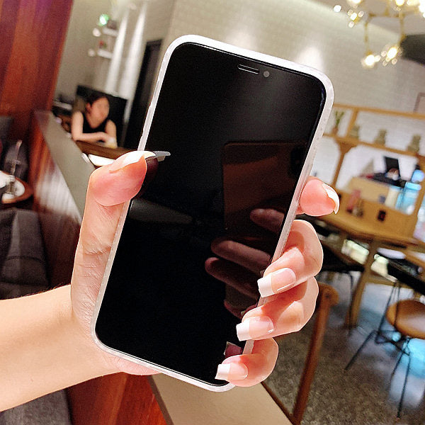 Cartoon Design Cute White Dog and Friends Charlie Sally Linus Blu Ray Line Up & Ice Cream Bling Bling iPhone Case 15 14 13 12 11 XS XR Max Plus mini KawaiiGiftLand