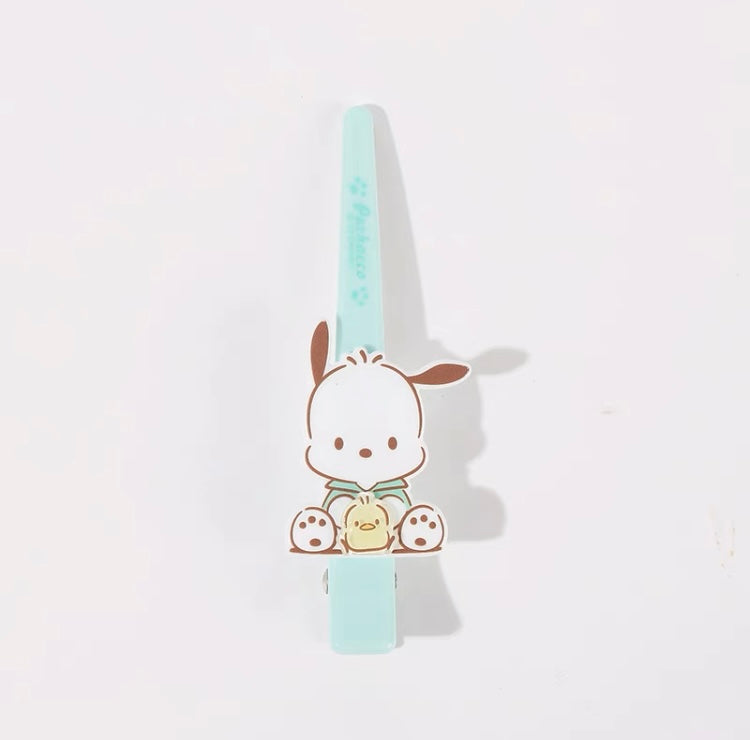 Sanrio Acrylic Big Long Hair Clip My Melody Kuromi Cinnamoroll Pompompurin KawaiiGiftLand