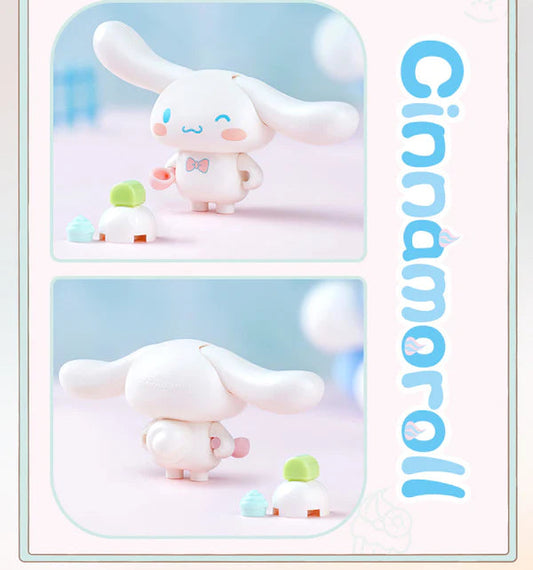 Sanrio Cinnamoroll Dessert Kiwi Cake Building Blocks Toy Collections KawaiiGiftLand