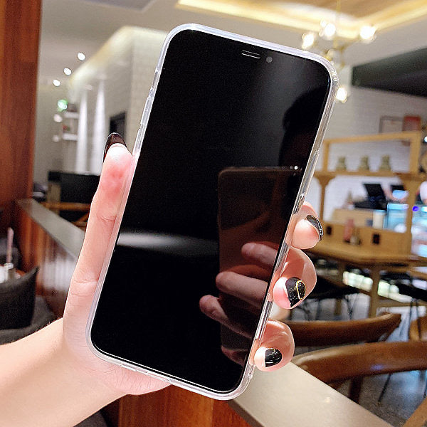 Cartoon Design Cute White Dog and Friends Charlie Sally Linus Blu Ray White & Pink Bling Bling iPhone Case 15 14 13 12 11 XS XR Max Plus mini KawaiiGiftLand