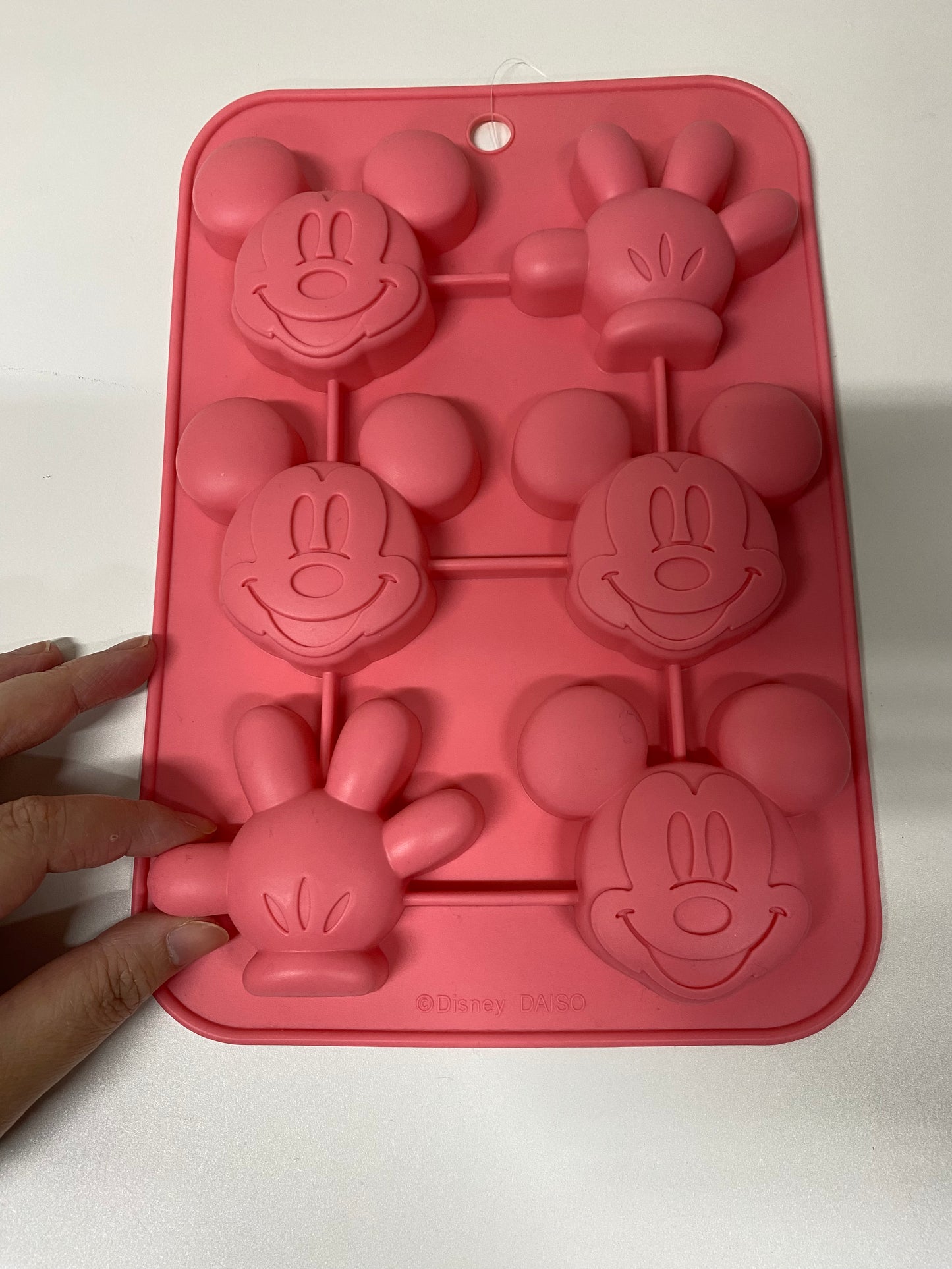 Japan Disney 3D Mickey with Hand Silicone Petite Cake Chocolate Ice Jelly Candle Mold KawaiiGiftLand