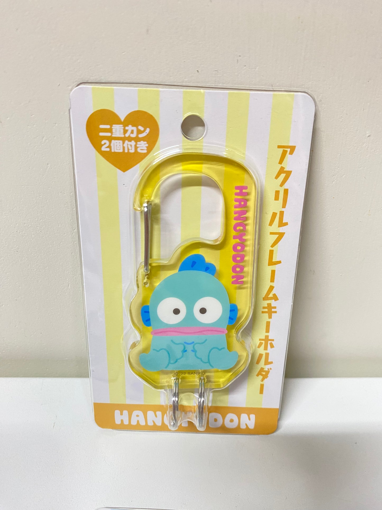 Sanrio Japan Hello Kitty My Melody Kuromi Cinnamoroll Pochacco Hangyodon Acrylic Buckle Charm KawaiiGiftLand