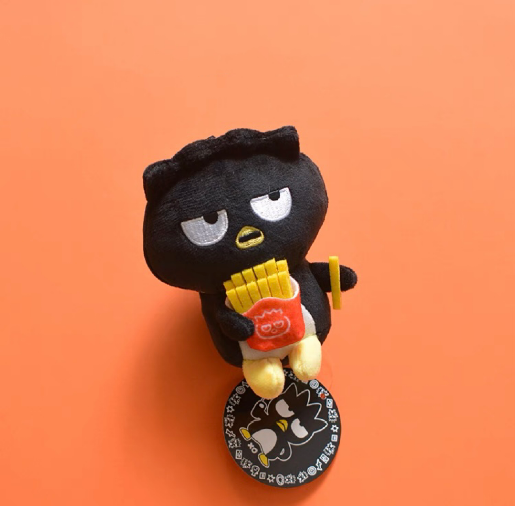 Sanrio Fast Food Fatty Version Hello Kitty My Melody Cinnamoroll Pompompurin Pochacco Kerokeroppi Bad Badtz Maru Mini Plush Dol Keychain KawaiiGiftLand