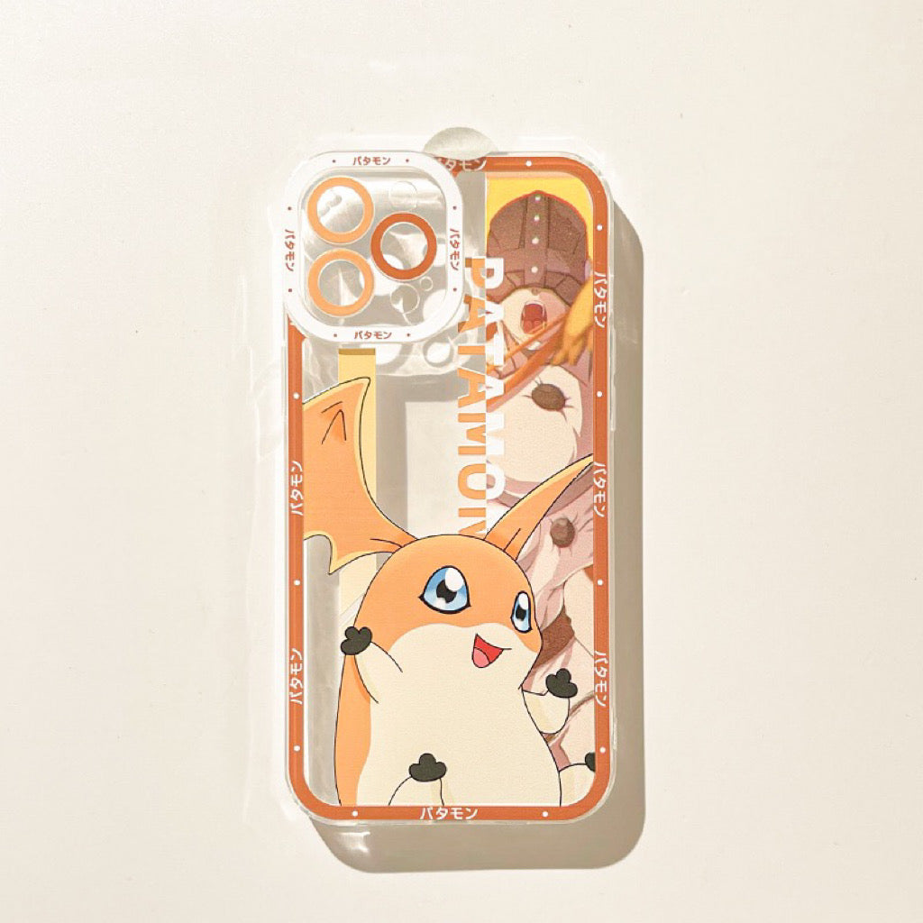 Anime Digimon Digital Monster Patamon iPhone Case 6 7 8 PLUS SE2 XS XR X 11 12 13 14 15 16 Pro Promax 12mini 13mini KawaiiGiftLand