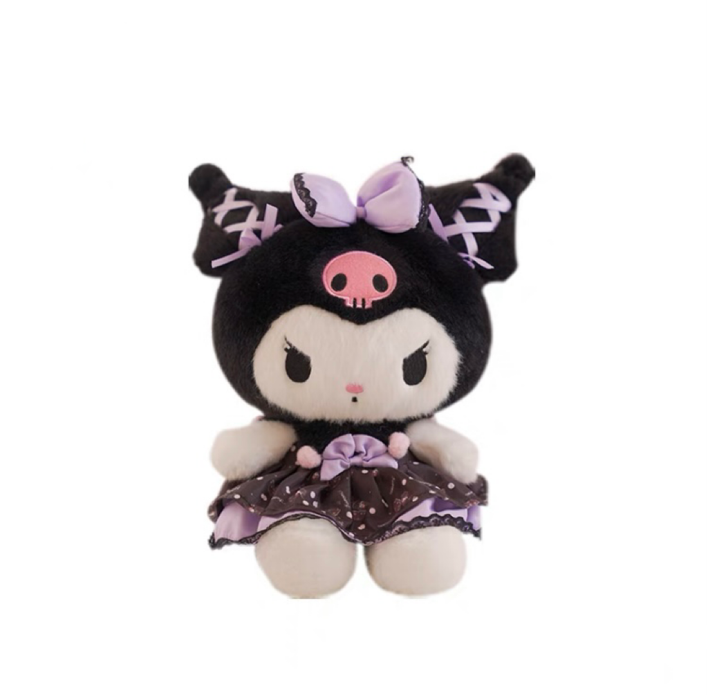 Sanrio Lolita Party Dress | My Melody Kuromi Plush Doll - Children Gift - KawaiiGiftLand