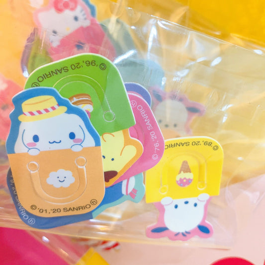 Sanrio Mini Book Mark Hello Kitty My Melody Cinnamoroll Pompompurin Pochacco Tuxedosam KawaiiGiftLand