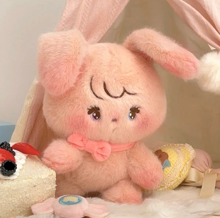 Mikko illustration Moveable Plush Doll 15cm & 20cm Bear Latte Dog Souffie Kitten Mousse Rabbit Cammy KawaiiGiftLand