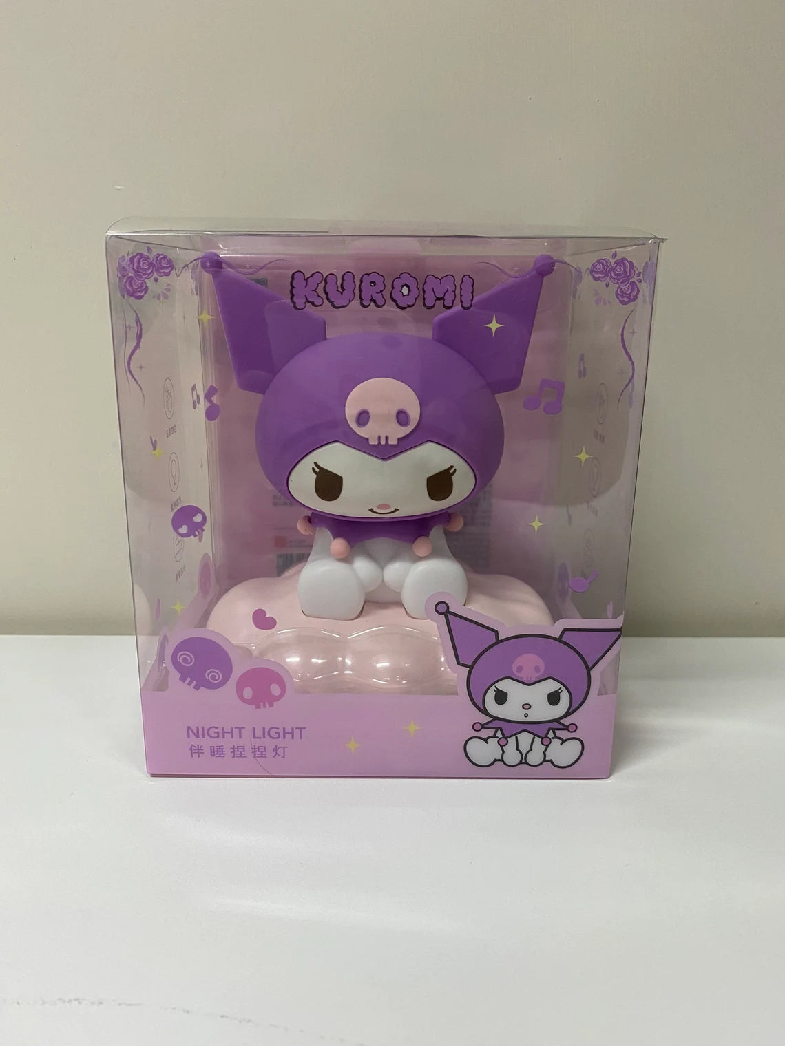 Sanrio Kuromi on Cloud Soft Night Light with LED Light KawaiiGiftLand