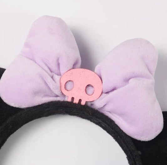 Sanrio Kuromi Devil Light Purple Headband and Hair Accessory Outfits KawaiiGiftLand