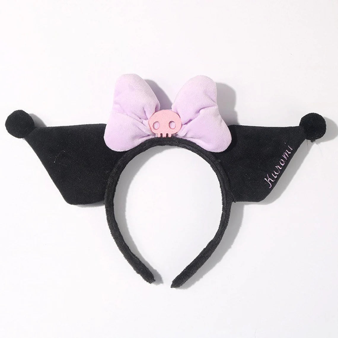 Sanrio Kuromi Devil Light Purple Headband and Hair Accessory Outfits KawaiiGiftLand