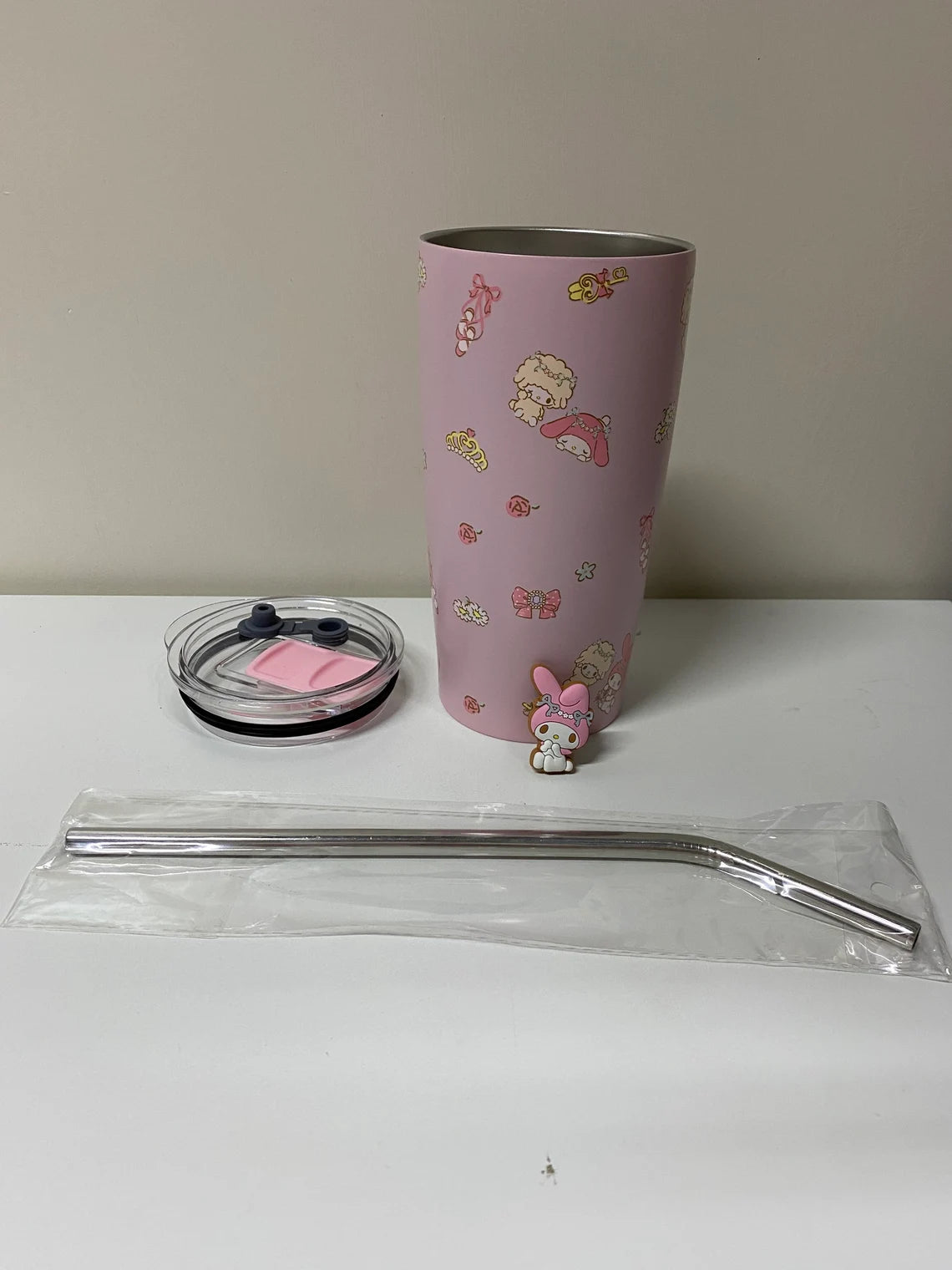 Sanrio My Melody Cinnamoroll 304 Stainless steel Water Bottle Insulated Tumbler with Straw Lovely Cup GID Grow In Dark KawaiiGiftLand