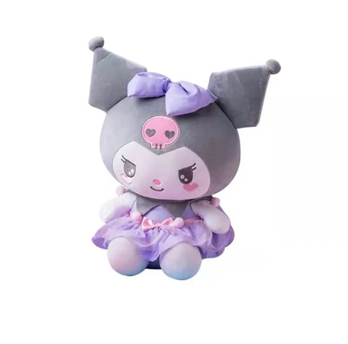 Sanrio Sakura Melody & Purple Dress Kuromi Plush Doll KawaiiGiftLand