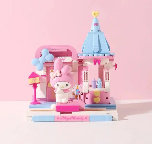 Sanrio My Melody Ice Cream Shop Building Blocks Toy
