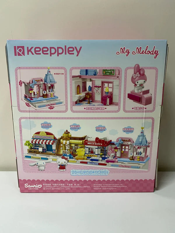 Sanrio My Melody Ice Cream Shop Building Blocks Toy Collections KawaiiGiftLand