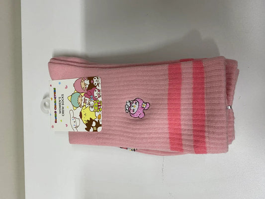 Set of 2 My Melody & Piano Wednesday Socks Sanrio KawaiiGiftLand