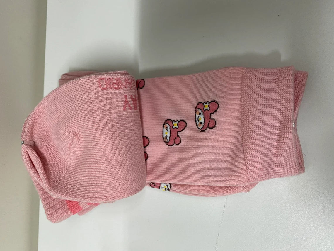 Set of 2 My Melody & Piano Wednesday Socks Sanrio KawaiiGiftLand