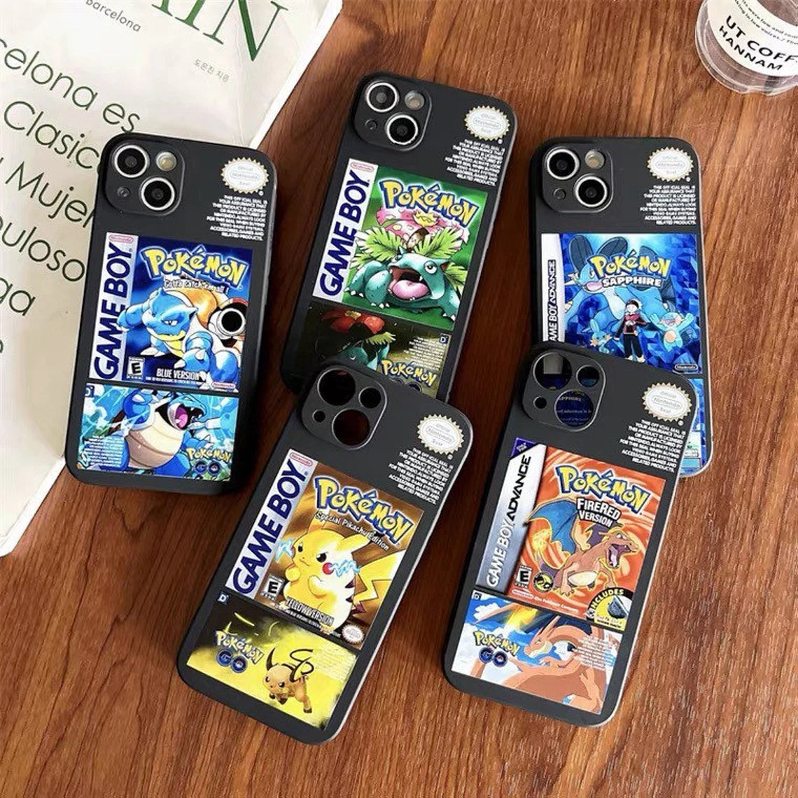 Pokémon Game Cover Pikachu Fire iPhone Case PLUS SE2 XS XR X 11