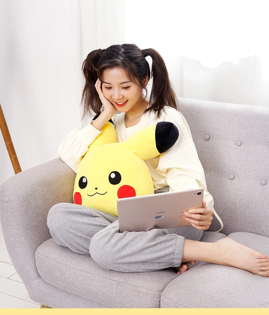 Pokemon Pikachu Giant Pillow Plush Cushion KawaiiGiftLand
