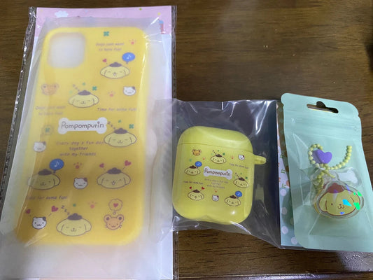 Pompompurin iPhone 7 8 PLUS SE2 XS XR X 11 12 13 14 Pro Promax 12mini 13mini KawaiiGiftLand