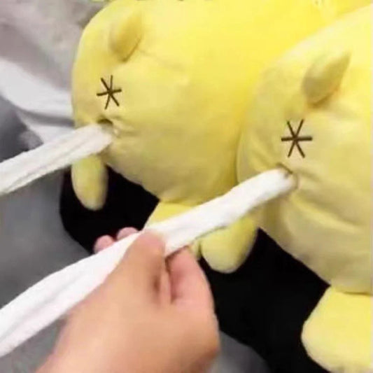 Sanrio Pompompurin Tissue Cover Plush Doll Japan KawaiiGiftLand