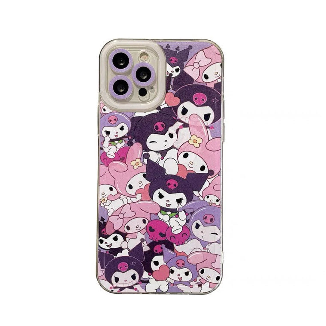 Japanese Cartoon Full MM KU iPhone Case 6 7 8 PLUS SE2 XS XR X 11 12 13 14 15 16 Pro Promax 12mini 13mini KawaiiGiftLand