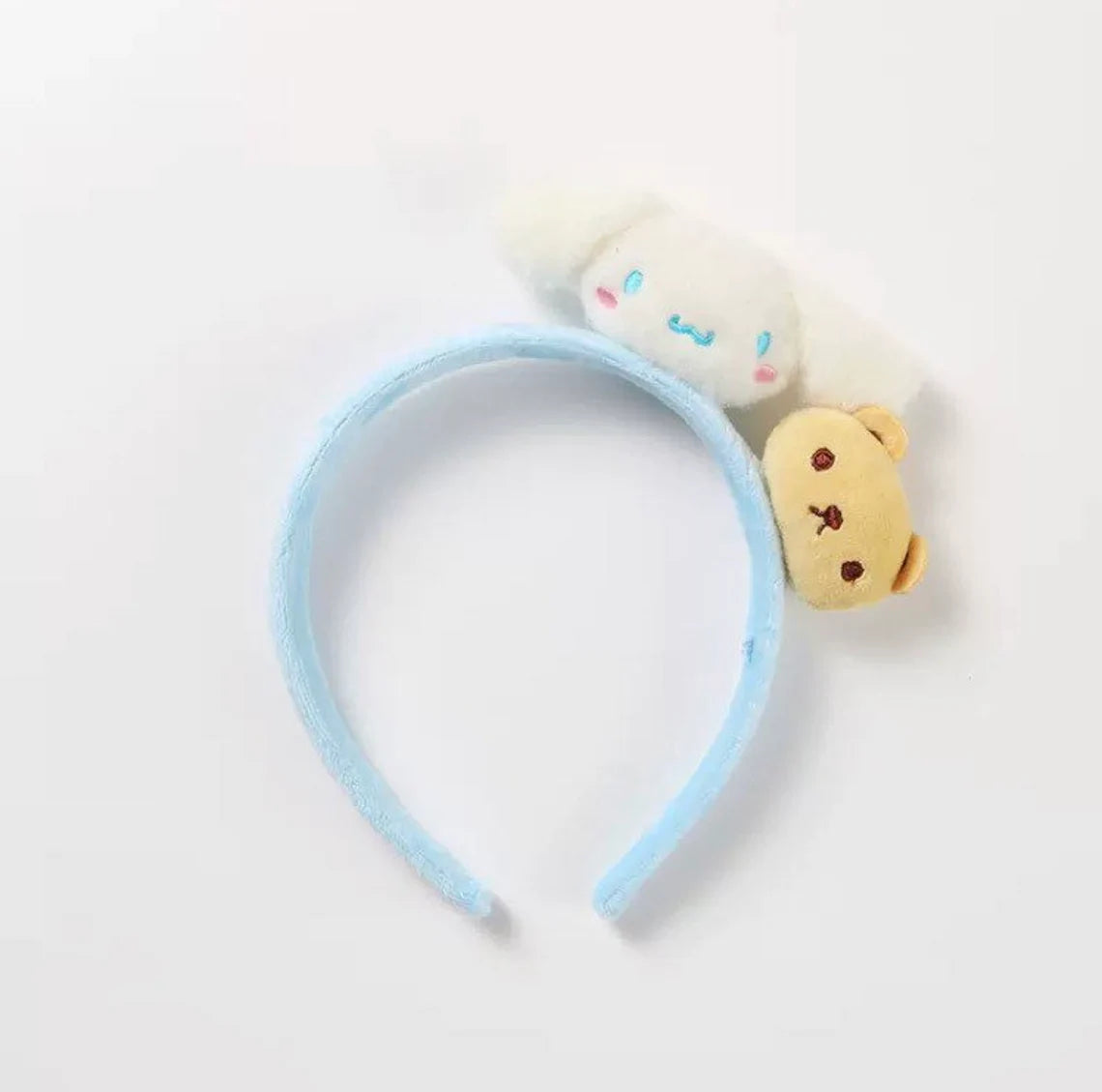 Sanrio Hello Kitty My Melody Kuromi Cinnamoroll with friends Plush Head Headband and Hair Accessory Outfits KawaiiGiftLand