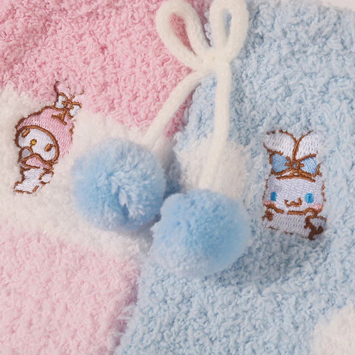 Sanrio Cinnamoroll Fluffy Home Warm Sock Winter Accessories KawaiiGiftLand